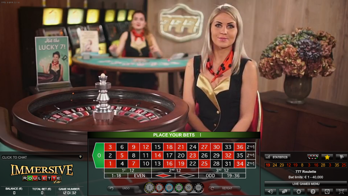 777 Casino - Live Roulette