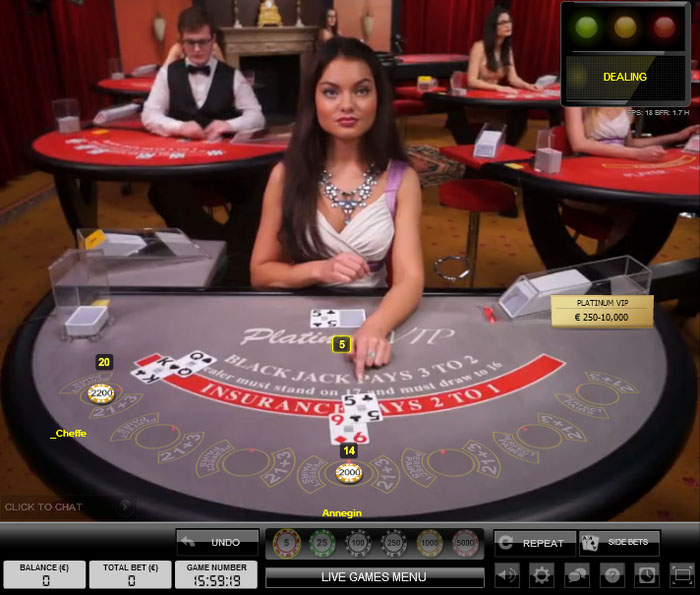 Play Live Blackjack at 888 Casino