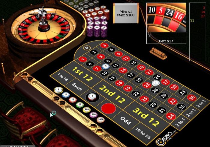 Casino.com Roulette Table Screenshot