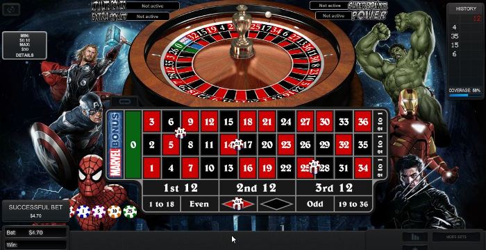 William Hill Roulette Table Screenshot