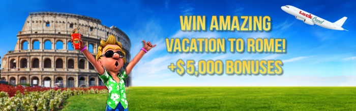 Win a trip to Rome at Lucland casino