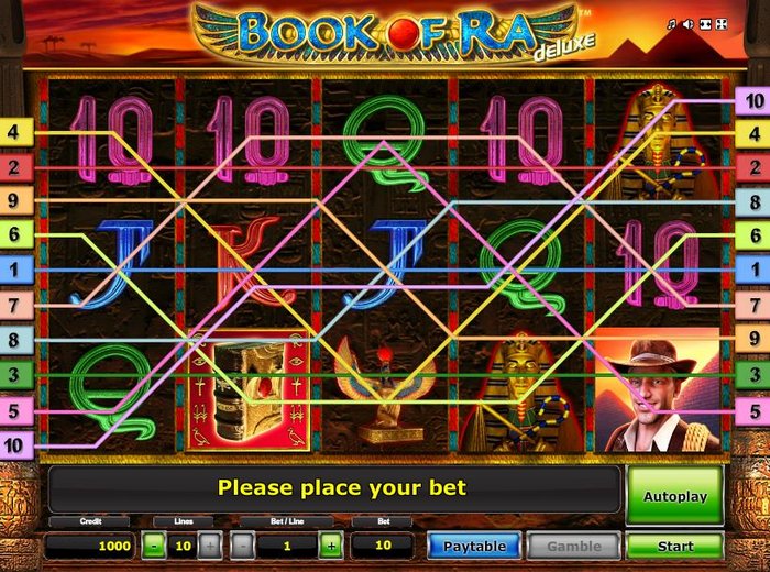 Play Book of Ra at mybet Casino for free