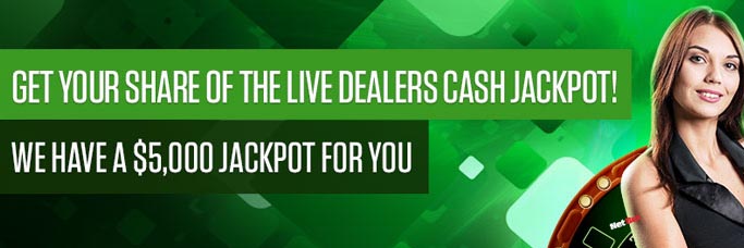 Win up to €2,000 jackpot at NetBet Live Casino