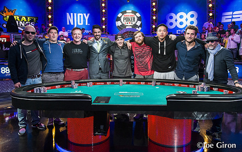 WSOP Main Event Final Table 2015